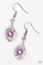 Load image into Gallery viewer, Westminster Waltz Purple Earrings