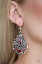 Load image into Gallery viewer, Westside Wildside Red Earrings