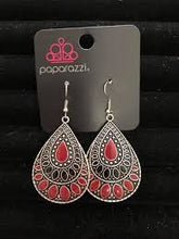 Load image into Gallery viewer, Westside Wildside Red Earrings
