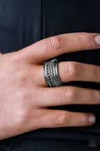Load image into Gallery viewer, What's Yours is Mayan Black Ring - Angie's $5.00 Bling