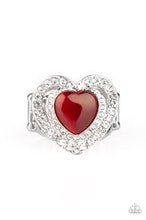 Load image into Gallery viewer, What the Heart Wants Red Ring - Angie's $5.00 Bling