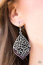 Load image into Gallery viewer, Where I Want to Beam Purple Earrings