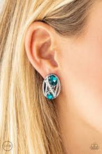 Load image into Gallery viewer, Where's the Fireworks Blue Clip On Earrings