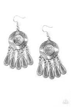 Load image into Gallery viewer, Whimsical Wind Chimes Silver Earrings