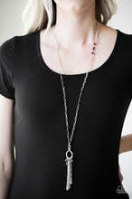 Load image into Gallery viewer, Whimsically Wayward Purple Necklace - Angie's $5.00 Bling