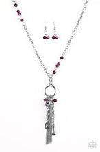 Load image into Gallery viewer, Whimsically Wayward Purple Necklace - Angie's $5.00 Bling