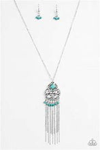 Load image into Gallery viewer, Whimsically Western Blue Necklace