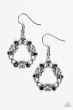 Load image into Gallery viewer, Whimsy Wreaths Black Earrings