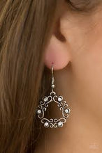 Load image into Gallery viewer, Whimsy Wreaths White Earrings
