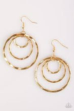 Load image into Gallery viewer, Whirling Worlds Gold Earrings