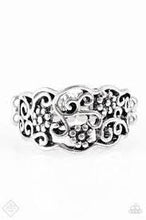 Load image into Gallery viewer, Wild About Wildflowers Silver Skinny Band Ring