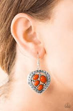 Load image into Gallery viewer, Wild Heart Wonder Orange Earrings