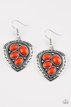 Load image into Gallery viewer, Wild Heart Wonder Orange Earrings