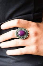 Load image into Gallery viewer, Wild Wallflower Purple Ring - Angie's $5.00 Bling