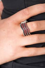 Load image into Gallery viewer, Wild Ways Red Ring - Angie's $5.00 Bling