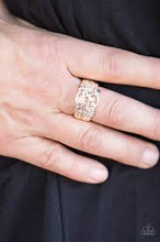 Load image into Gallery viewer, Wild about Wildflowers Rose Gold Skinny Band Ring