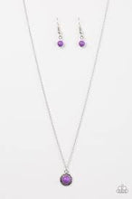 Load image into Gallery viewer, Wildflower Waltz Purple Necklace - Angie's $5.00 Bling