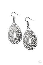 Load image into Gallery viewer, Wisteria Histeria Black Earrings