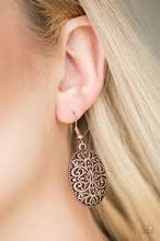 Load image into Gallery viewer, Wistfully Whimsical Copper Earrings