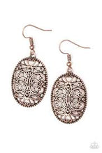 Load image into Gallery viewer, Wistfully Whimsical Copper Earrings