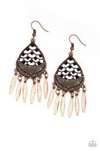 Load image into Gallery viewer, Wolf Den Copper Earrings