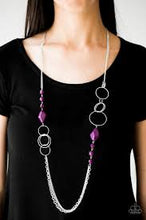 Load image into Gallery viewer, Wonderfully Colorful Purple Necklace - Angie's $5.00 Bling