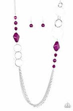 Load image into Gallery viewer, Wonderfully Colorful Purple Necklace - Angie's $5.00 Bling