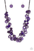 Load image into Gallery viewer, Wonderfully Walla Walla Purple Wood Necklace - Angie's $5.00 Bling