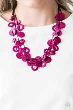 Load image into Gallery viewer, Wonderfully Walla Walla Pink Wood Necklace