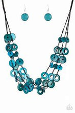 Load image into Gallery viewer, Wonderfully Walla Walla Blue Wood Necklace