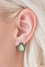 Load image into Gallery viewer, Wouldn't Gleam of It Green Post Earrings