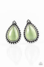 Load image into Gallery viewer, Wouldn't Gleam of It Green Post Earrings