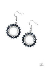 Load image into Gallery viewer, Wreathed in Radiance Blue Earrings