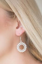 Load image into Gallery viewer, Wreathed in Radiance White Earrings