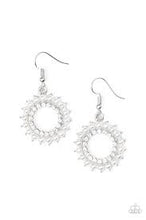 Load image into Gallery viewer, Wreathed in Radiance White Earrings