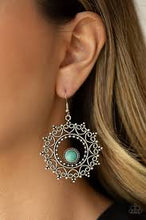 Load image into Gallery viewer, Wreathed in Whimsicality Turquoise Earrings