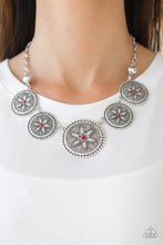 Load image into Gallery viewer, Written in the Star Lilies Pink Necklace