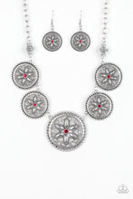 Load image into Gallery viewer, Written in the Star Lilies Red Necklace