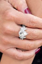 Load image into Gallery viewer, Yas Queen White Skinny Band Ring