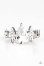 Load image into Gallery viewer, Yas Queen White Skinny Band Ring
