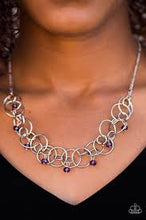 Load image into Gallery viewer, You Can't Handle the Sparkle Purple Necklace - Angie's $5.00 Bling