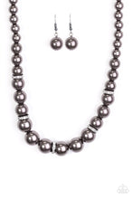 Load image into Gallery viewer, You Had Me At Pearls Black Necklace - Angie's $5.00 Bling