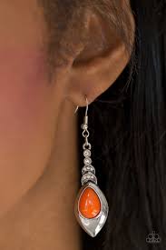 You Know Hue Orange Earrings