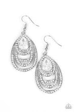 Load image into Gallery viewer, You're the Glam White Earrings