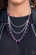Load image into Gallery viewer, You the Glam Purple Necklace - Angie's $5.00 Bling
