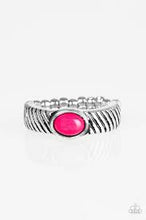 Load image into Gallery viewer, Zebra Zen Pink Skinny Band Ring
