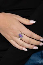 Load image into Gallery viewer, Zest Quest Purple Skinny Band Ring