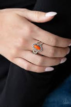 Load image into Gallery viewer, Zest in Quest Orange Skinny Band Ring