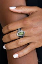Load image into Gallery viewer, Zoo Hot to Handle Green Skinny Band Ring