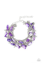 Load image into Gallery viewer, Plentiful Pebbles Purple Bracelet